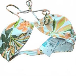 ROXY JUNIORS PT BEACH CLASSICS FLO BRIGHT WHITE SUBTLY SALTY FLAT XL